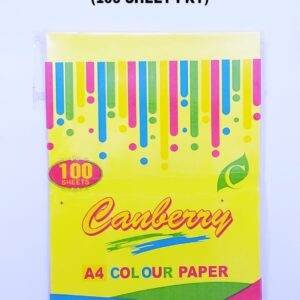 Canberry A/4 Paper - Yellow Colour