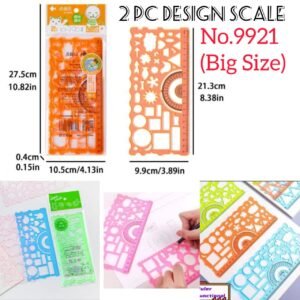 2 Pc Designer Scale No. 9921 ( Big Size)