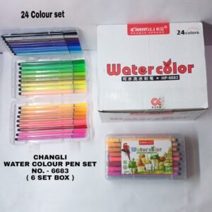 Water Colour Pen Set No. 6683-24 Colour