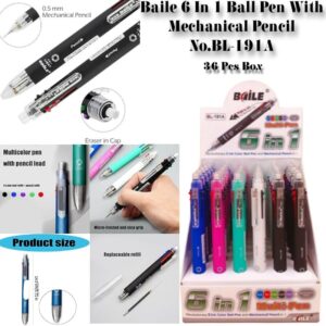 Baile 6 in 1 Ball Pen No. BL-191A