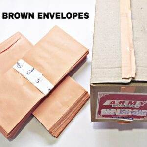 Army Envelopes K-80 Brown - 11 x 5