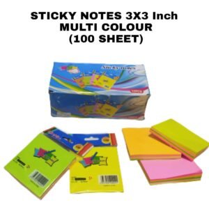 Sticky Note - 3X3 Multi Colour (E3)