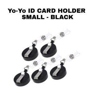 Yo-Yo Id Card Holder Small - Black