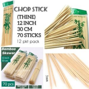 Chop Stick 3mm (Thin) - 30cm (12 Inch)