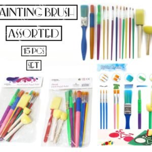 Painting Brush Assorted - 15 Pcs Set