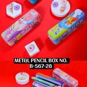 Metal Pencil Box No.B-567-28