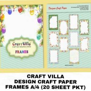 Craft Villa A/4 Designer Craft Papers - Frames