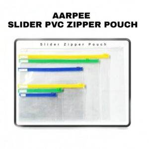 Aarpee Slider PVC Zipper Pouch - SZPP 006 A/4