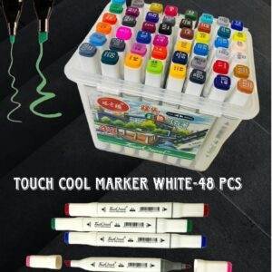 Touch Cool Marker White-48 Pcs