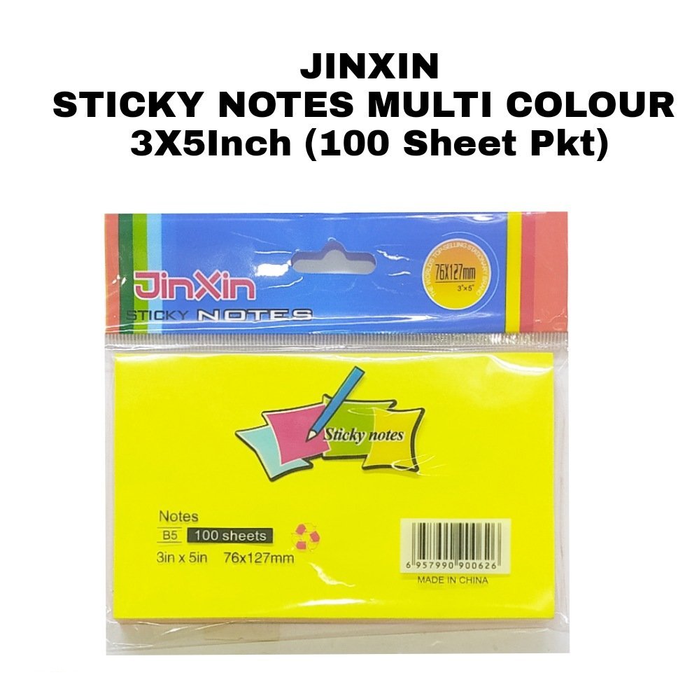 Sticky Note- 3X5 Multi Colour (E5) – global trade links