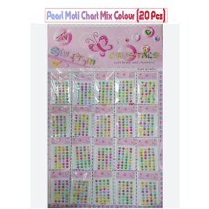 Pearl Moti Chart Mix Colour (20 Pc Chart)