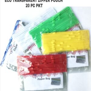 Eco Transparent Zipper Pouch A/6 No.1124