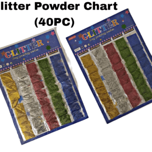 Glitter Powder Chart (40 PC)