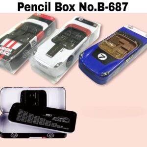 Metal Pencil Box No.B-687