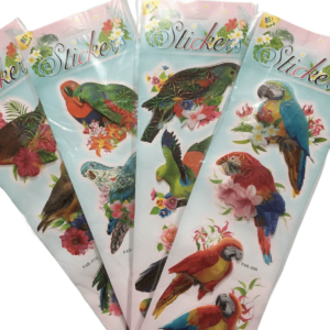 Bird Sticker - 4 Pc