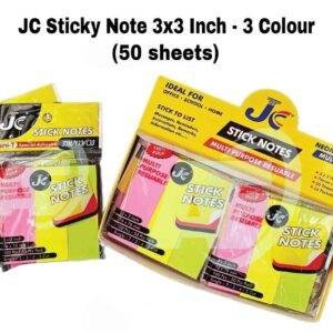 JC Sticky Note - 3 Colour