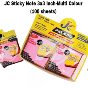 JC Sticky Note 3X3 Inch - Multi Colour