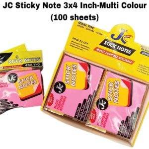JC Sticky Note 3X4 Inch - Multi Colour