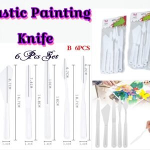 Plastic Painting Knife - 6 Pcs Set