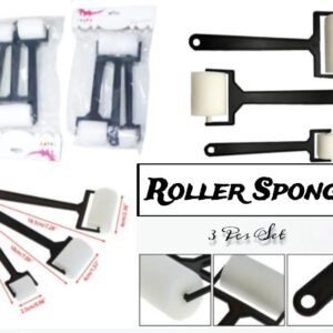 Roller Sponge Brush - 3 Pcs Set