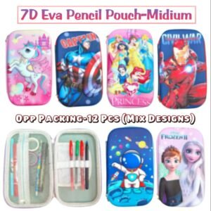 7D Eva Pencil Pouch-Medium (OPP Pack)