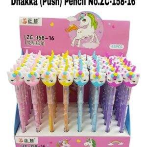 Dhakka (Push) Pencil No.ZC-158-16 (Unicorn)