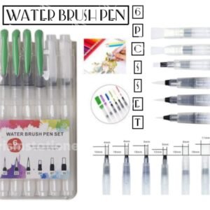 Water Brush Pen 6 Pcs Set  No. - WP-06