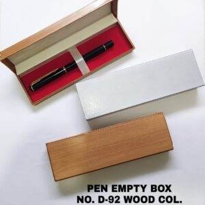 Pen Empty Box No. D-92 Wood Colour