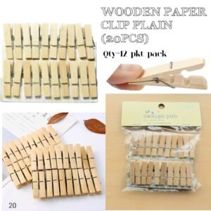 Wooden Paper Clip ( Plain)