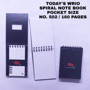 Today's Wrio Spiral Pocket Note Book No. 502