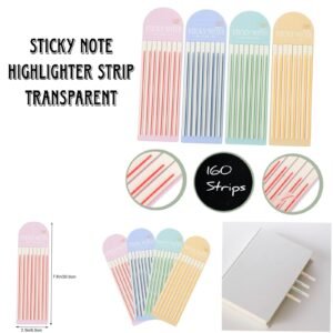 Sticky Note Highlighter Strip Transparent