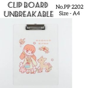 Clip Board Unbrackable Printed No.PP-2202