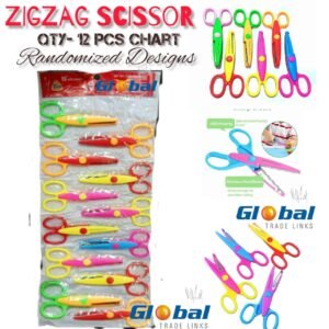 Zigzag Scissors – 12 Pcs Chart
