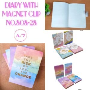 Diary With Magnet Clip No.808-28