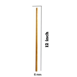 Wooden Square Stick 6mm – 12 Inch (10 Pc) WSS-1