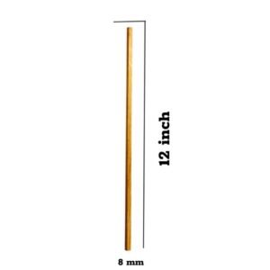 Wooden Square Stick 8mm – 12 Inch (8 Pc)