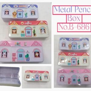 Metal Pencil Box No.B-686