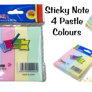 Sticky Note 4 Pastle Colour (50 Sheet Pack) (C3-4-40)