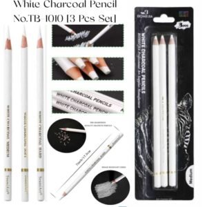 White Charcoal Pencil No.TB-1010 (3 Pc)