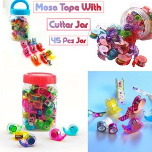 Mosa Tape With Cutter Jar-45 Pcs Jar