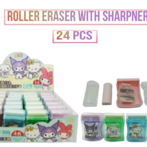 Roller Eraser With Sharpner