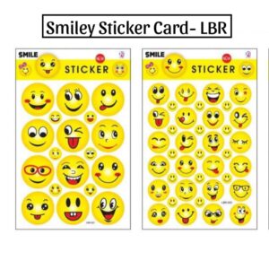 Smiley Sticker Card No.LBR