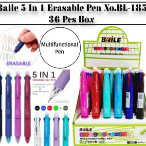 Baile 5 in 1 Erasable Pen No. BL-185E