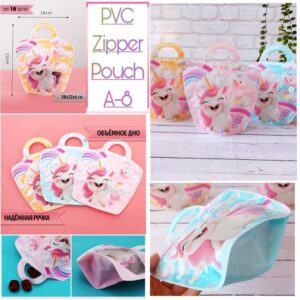 PVC Zipper Pouch A-8 [Unicorn]