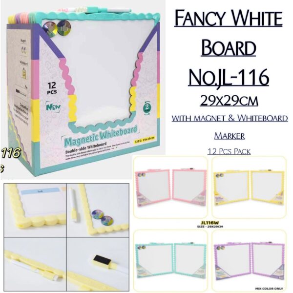 Fancy White Board No.JL-116 [29×29cm]