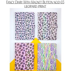 Fancy Diary With Magnet Button No.D-03