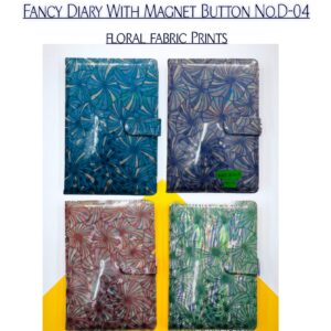 Fancy Diary With Magnet Button No.D-04