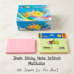 Jinxin Sticky Note-  3X5 Multi Colour (E5)