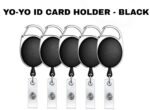 Yo-Yo ID Card Holder Big  - Black