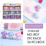 Elephant Eraser No.1107